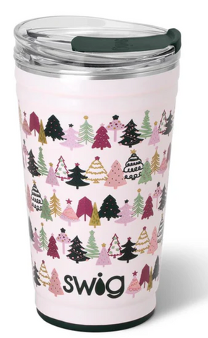 Tinseled Tree Party Cup 24 oz