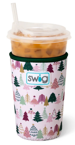 Tinseled Trees Insulated Iced Cup Coolie