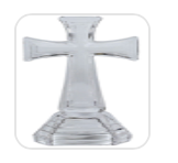 Standing Glass Cross