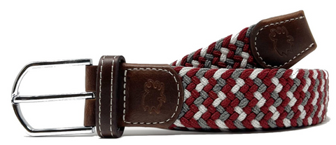 The Santa Fe Tri-Color Woven Stretch Belt