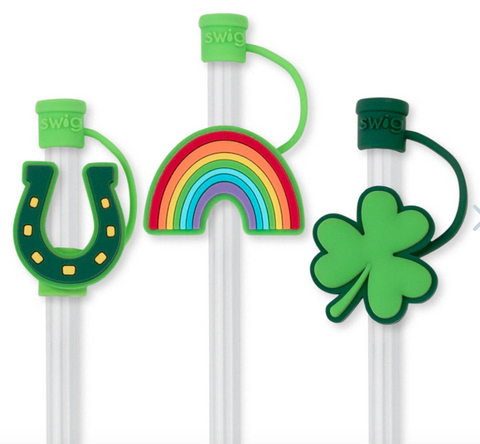 St. Patrick's Day Straw Topper Set