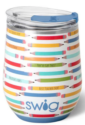 Teacher Life Stemless Wine Cup 12oz