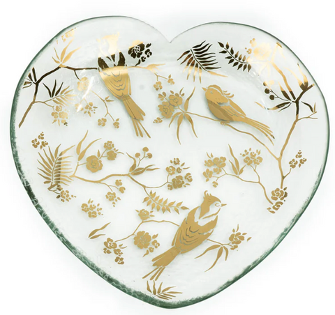 BIRDSONG HEART PLATE