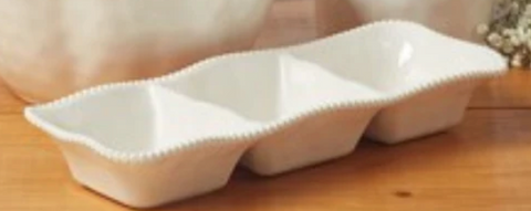 Perlette Cream 3 Section Tray (Copy)
