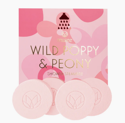 Wild Poppy & Peony Shower Steamers