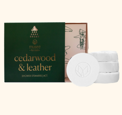 Cedarwood & Leather Shower Steamers