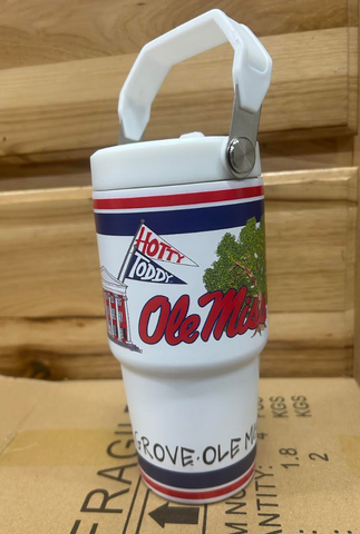 Ole Miss Flip lid 20oz tumbler