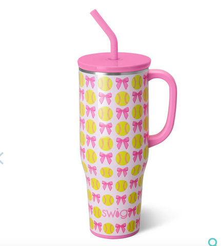 Pitch Hit Run Mega Mug 40oz