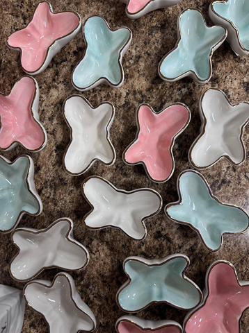 Mini Butterfly Ceramic Dishes