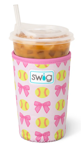 Pitch Hit Run Insulated Ice Cup Coolie 22-28 oz