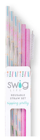 Make A Wish Reusable Straw Set