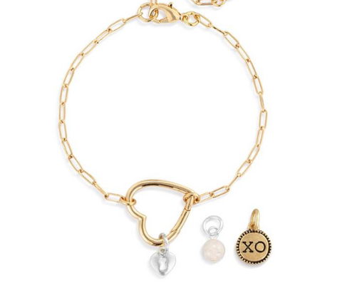 Love Bracelet Gold Jewelry Set - 6.5in