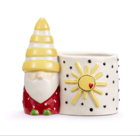 Happy Day Gnome Mini Planter