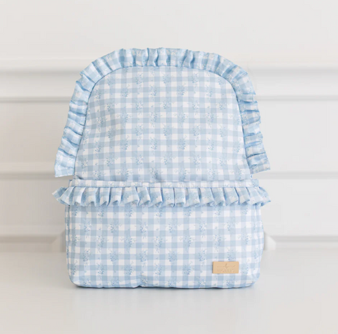 Ruffled Nylon Backpack