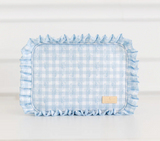 Ruffled Nylon XL Pouch
