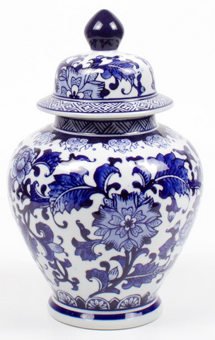 Blue Chinoiserie Large Ginger Jar