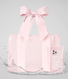 Special Edition Bow Beach Tote With Phone Pouch