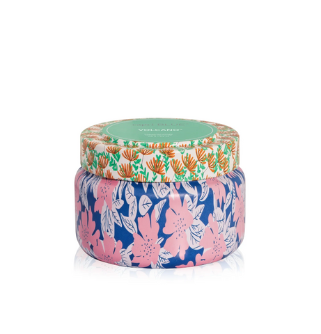 Volcano Pattern Play Printed Travel Tin Candle