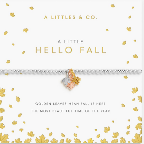 A Little 'Hello Fall' Bracelet In Silver, Gold-Tone, And Rose Gold-Tone Plating