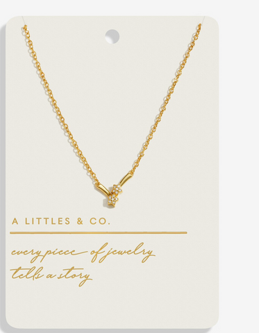 Style Stories Stars Necklace In Gold-Tone Plating