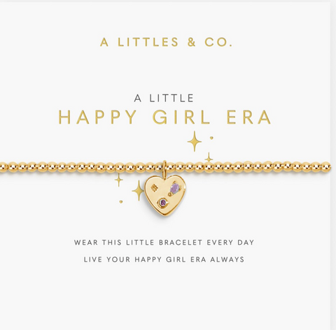 A Little 'Happy Girl Era' Bracelet In Gold-Tone Plating