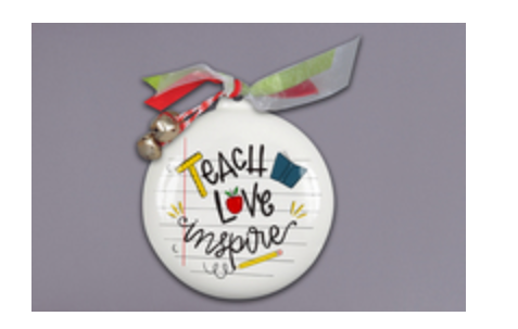 TEACH LOVE ORN