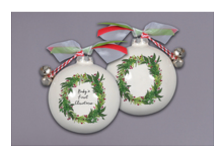 BABY 1ST WREATH ORN