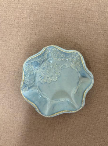 Fingerprint Pottery Ring Dish