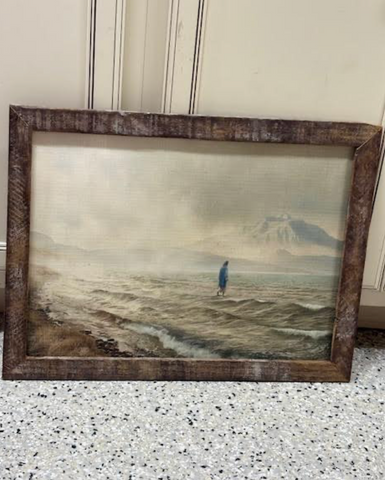 Southern Cottonmill Wall art Jesus on water