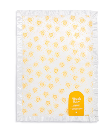 Miracle Baby Sunshine Hearts Blanket