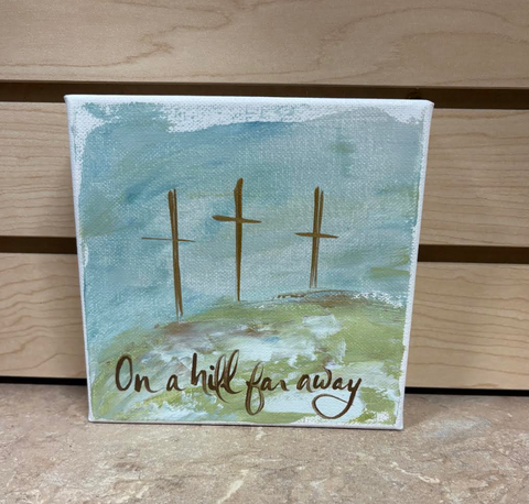 On a Hill Far Away Canvas