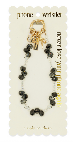 Phone Wristlet- Trio Black