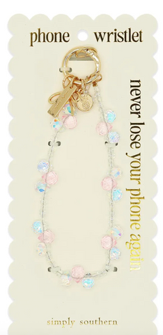 Phone Wristlet -Trio Pink