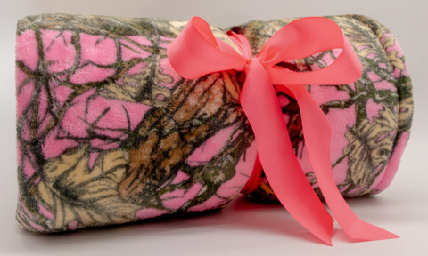 Pink Camo Blanket