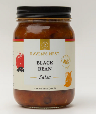 Ravens Nest black bean salsa
