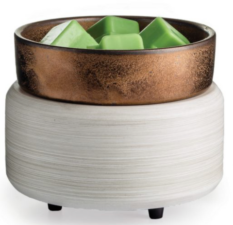 2-in-1 Classic Warmer White Washed Bronze