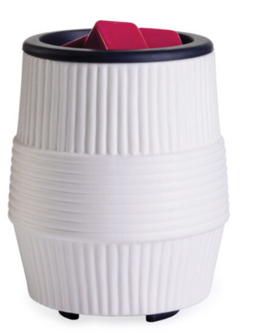 Flip Dish Wax Warmer Porcelain Ridges