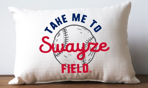TAKE ME TO SWAYZE FIELD PILLOW