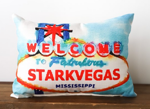 WATERCOLOR STARKVEGAS PILLOW