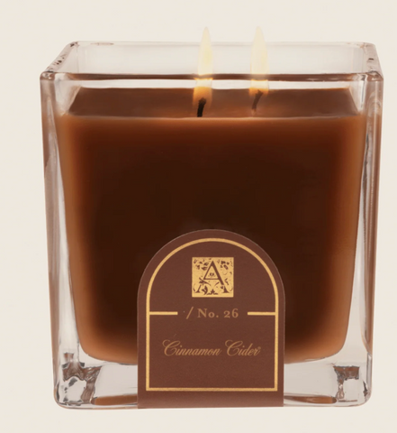 Cinnamon Cider - Cube Glass Candle