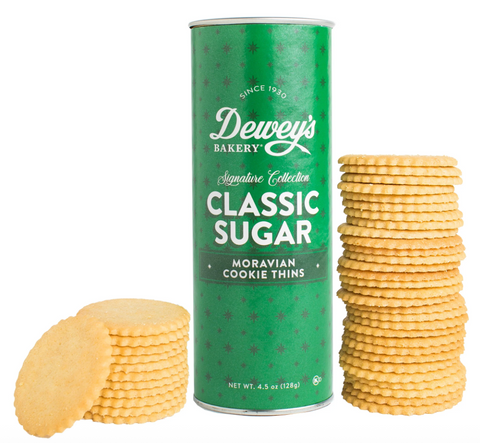CLASSIC SUGAR MORAVIAN COOKIE THINS TUBE