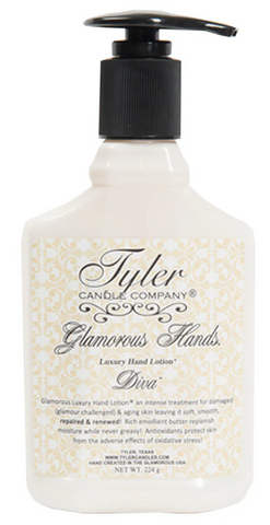 Tyler Candle Luxury Hand Lotion 8 oz- Diva