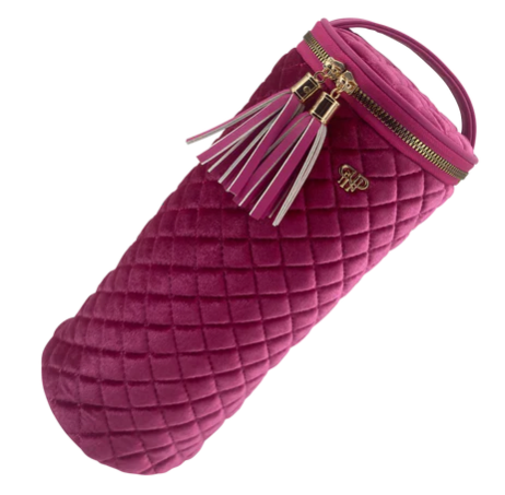 Poochi Crossbody - Fuchsia Velvet
