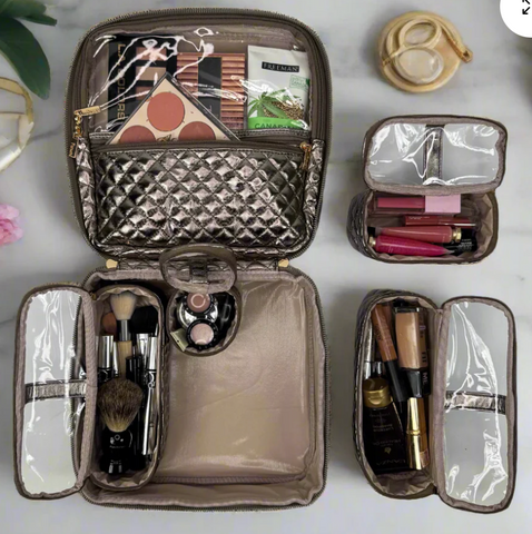 Mini Diva Makeup Case - Bronze