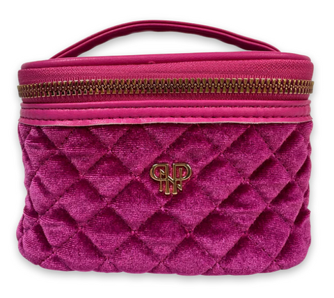 Getaway Jewelry Case - Fuchsia Velvet