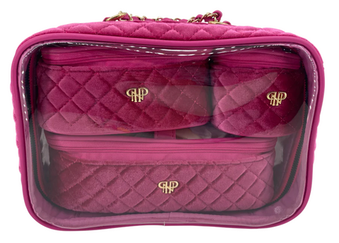 Trio Jet Setter - Fuchsia Velvet