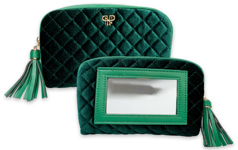 Glam Makeup Case - Emerald Velvet