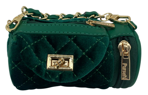 Poochi Crossbody - Emerald Velvet