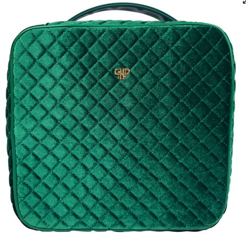 Mini Diva Makeup Case - Emerald Velvet