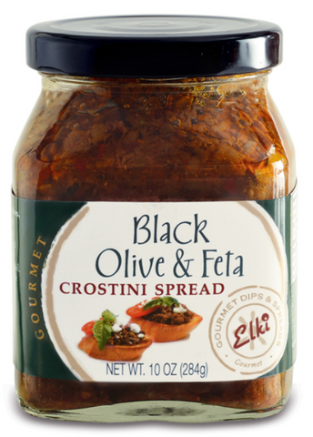 Black Olive & Feta Crostini Spread- 10oz